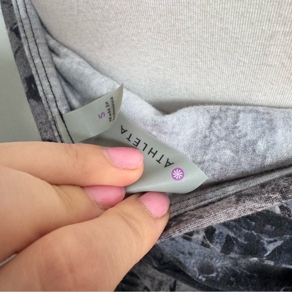 Athleta Gray Strapless Maxi Dress – Whimsigoth Boho Tube Top Festival Lounge S - Picture 7 of 7